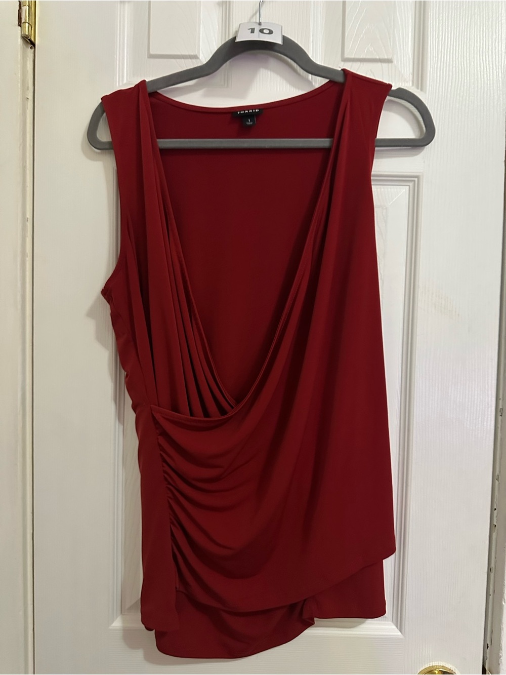 Torrid Red Sleeveless Blouse